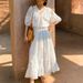 Women's Clothing White Top + White Skirt Women's Clothing Suit_ecoleips.com