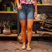 2024 New European And American Summer Style Slim Fit Stretch Straight Denim Shorts_ecoleips.com