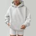 Trendy Oversized Hoodie – Women’s Long-Sleeve Pullover Sweatshirt | Streetwear Casual Top (15 Colors Available)_ecoleips.com