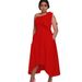 D3058M European And American Women's Clothing 2022 One-shoulder Large Hem Irregular Fashion Cross-border Dress_ecoleips.com