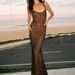 Women's Clothing Hot Diamond Sling Dress Evening Dress Annual Meeting Backless Long Dress Sexy Hip Skirt_ecoleips.com