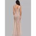 Women's Clothing Sequined Toast Dress Bride Red Fishtail Slim Banquet Evening Dress_ecoleips.com
