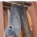 Women's Clothing High End Versatile High Waist Slim Straight Pants Blue Two Color Hot Diamond Jeans_ecoleips.com