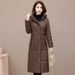 Plus Size Winter Coat For Women – Long Hooded Padded Jacket, Slim Fit (4 Colors, XL-5XL)_ecoleips.com