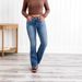 Women's High Stretch Flared Jeans - Comfortable Casual Denim Pants With Bootcut Design, Plus Size Available (Dark Blue, Medium Blue, Light Blue)_ecoleips.com