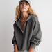 K Fashionable Loose Hooded Sweatshirt Women's V-neck Top Pullover Long Sleeved Shirt_ecoleips.com