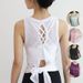 2025 New Yoga Vest Quick-Dry Sports Top Sleeveless Loose Fit Gym Shirt For Women_ecoleips.com