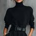 2025 Spring Autumn New Minimalist Style Solid Color Long-Sleeve Cotton Base Shirt With Back Seam And Matching Pants_ecoleips.com