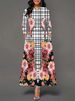 Spring Autumn Boho Long Dresses Women Elegant Long Sleeve Casual Floral Print Beach Party Maxi Dress_ecoleips.com
