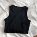 Women's Clothing Women's Style High Waist Slim Fit Sleeveless Vest T-Shirt Elastic Bottoming Summer Top For Formal & Casual For Women_ecoleips.com