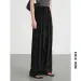 CHIC VEN Korean Women Pants High Waisted Loose Solid Textured Elastic Waist Wide Leg Casual Trousers For Woman Sport Summer 2026_ecoleips.com