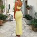 Women's Clothing New Boutique Double Layer Anti Transparent Sexy Slim Backless Sling Solid Color Dress For Women_ecoleips.com