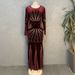 Women's Clothing New Temperament Commuter Flannel Splicing Mid Waist Hot Diamond Hip Fishtail Long Skirt_ecoleips.com