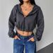 AD759C Cross-border Autumn And Winter Striped Hooded Sweatshirt, Fashionable Casual Long-sleeve Zip-up Jacket Top_ecoleips.com