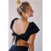 Women's Clothing New Bikini Short Sleeve Swimsuit Women's Puff Sleeve Swimsuit_ecoleips.com