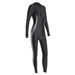 Aria Basics Factory Stock Women's New One-piece Diving Suit, Long-seved, Sun-protective, Slimming, Long-pants Swimsuit, Sporty_ecoleips.com