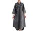 Women's Clothing Autumn New Women's Round Neck Solid Color Style Simple Style Loose Denim Long Skirt_ecoleips.com