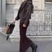 Aria Basics 2025 Autumn European American Cross-Border New Fashionable And Elegant Lapel Collar Belted Long-Sleeve Leather Jacket_ecoleips.com