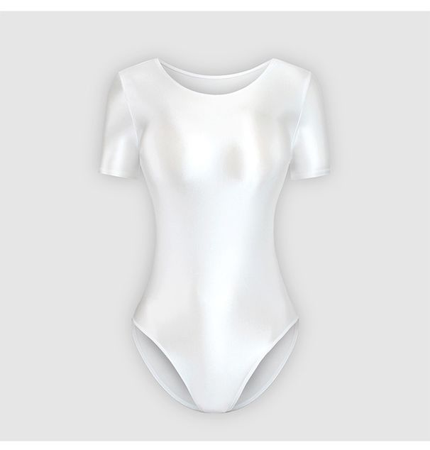 Women's Clothing Tights Yoga Clothing One Piece Tights Silky Glossy Dance Clothing Half Body Clothing_ecoleips.com