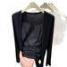 DiYun European And American Casual Vacation Versatile Solid Color Jacket T-Shirt Women's Clothing 2025_ecoleips.com