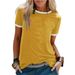 Women's Clothing Summer New Women's Custom Z Bottoming Shirt Tops Loose Round Neck Short Sleeve T Shirt_ecoleips.com