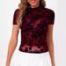 Popular Cross-border Women's Clothing On . In Europe And America: Round-neck, Sexy, Stretchy Mesh See-through_ecoleips.com