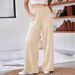 Women's High-Waisted Wide Leg Pants Autumn/Winter plus Size Elastic Waist Loose Fit European American Style Commuter Trousers_ecoleips.com