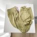 Suitable For All Seasons 2025 Summer Thin Looe Simple Style Ice Silk Wide-Leg For Women High-Wait Sun Protection Draped Caual Sport Long_ecoleips.com