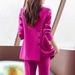 Women's Clothing Design Sense Small Suit Jacket Back Split Top Long Sleeve_ecoleips.com