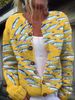 Women's 3D Print Abstract Art Cardigan Sweater European American Style Casual French Autumn Winter Trendy Everyday Commuting Wear_ecoleips.com