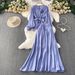 Women's French Style Rhinestone Two Piece Set Mid Length Collared Sun Protective Shirt & Loose Fitting Skirt Sophisticated Casual Fashion_ecoleips.com