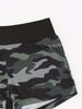 Women Camo Print High Waist Biker Shorts Soft Stretch Tummy Control Workout Shorts Gym Running Athletic Loungewear Short Pants_ecoleips.com