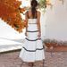 2024 Summer New Women's Two-tone Spliced Camisole Top From Independent Station In Europe And America➕Two-piece Patchwork_ecoleips.com