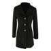 AC673 New 2024 Autumn European And American Style Street Fashion Thick Turn-Down Collar Slim Fit Women's Trench Coat_ecoleips.com