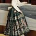 Heavy Embroidery Brocade Mamian Daily Commute Classical New Chinese National Style Improved Hanfu Half-Length Long Skirt_ecoleips.com