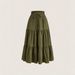 Aria Basics Aria Basics 2025 New Cross-Border European And American Plus Size Layered Skirts_ecoleips.com
