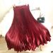 Satin Pleated Fishtail Skirt 1 Meter Long High Waisted Midi Style for Women Dancewear Large Swing Umbrella Shape Factory Direct Sale_ecoleips.com