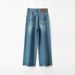 Blue Tencel Non-elastic Frayed Hem Ripped Straight-leg Pants 2025 Summer Fashion High-waisted Petite Cropped Jeans For_ecoleips.com