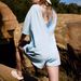 Summer Women's V-Neck Backless Jumpsuit – Batwing Sleeve, Loose Fit, Pockets, Casual Romper (Khaki/Pink/Navy/Black/New Pastel Colors)_ecoleips.com
