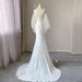 Vintage Lace Light Wedding 2026 New French Style High-Grade Satin Mermaid Gown Elegant Bridal Reception Dress_ecoleips.com