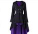 Women's Clothing Autumn new retro mid length windbreaker for women Gothic style jacket large size women's clothing_ecoleips.com