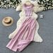 Women's Clothing Elegant Two Piece Set For Women V Neck Sleeveless T-Shirt High Waisted Wide Leg Pants Summer Sophisticated Outfit Women's Clothing_ecoleips.com