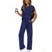 2026 New Spring/Summer European American Wish Cross-Border Women's Clothing Set: Short-Sleeve Casual Long And_ecoleips.com