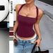 Y2K Women's Sexy Camisole Tops Thin Summer Tank Tops Spaghetti Strap Sleeveless_ecoleips.com