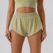 High Waist Yoga Shorts for Women Spring Summer Fitness Clothes Loose Running Outdoor Sports Three Quarter Pants_ecoleips.com