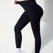 Women's Clothing High Elasticity, High Waist, Tummy Tightening, Peach Buttocks, Running And Fitness Trousers, Tight Leggings For Outer Wear_ecoleips.com