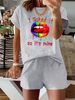 Women’s 2 Piece Outfit Set – Oversized Graphic T-Shirt And Biker Shorts Matching Set, Casual Summer Lounge Tracksuit For Daily Wear-352_ecoleips.com