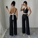 Women's Sleeveless Tracksuit Set 2 Piece Outfit Short Top with Long Pants Lightweight And Breathable Fabric_ecoleips.com