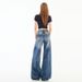 American Retro Narrow Straight-leg Jeans For Women, Spring 2025, Low-waisted, Loose, Versatile, Drapey, Floor-length_ecoleips.com