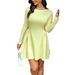 Diyun European And American Elegant Evening Style Long Sleeve Short Dress Women's Clothing 2025 Autumn Winter_ecoleips.com